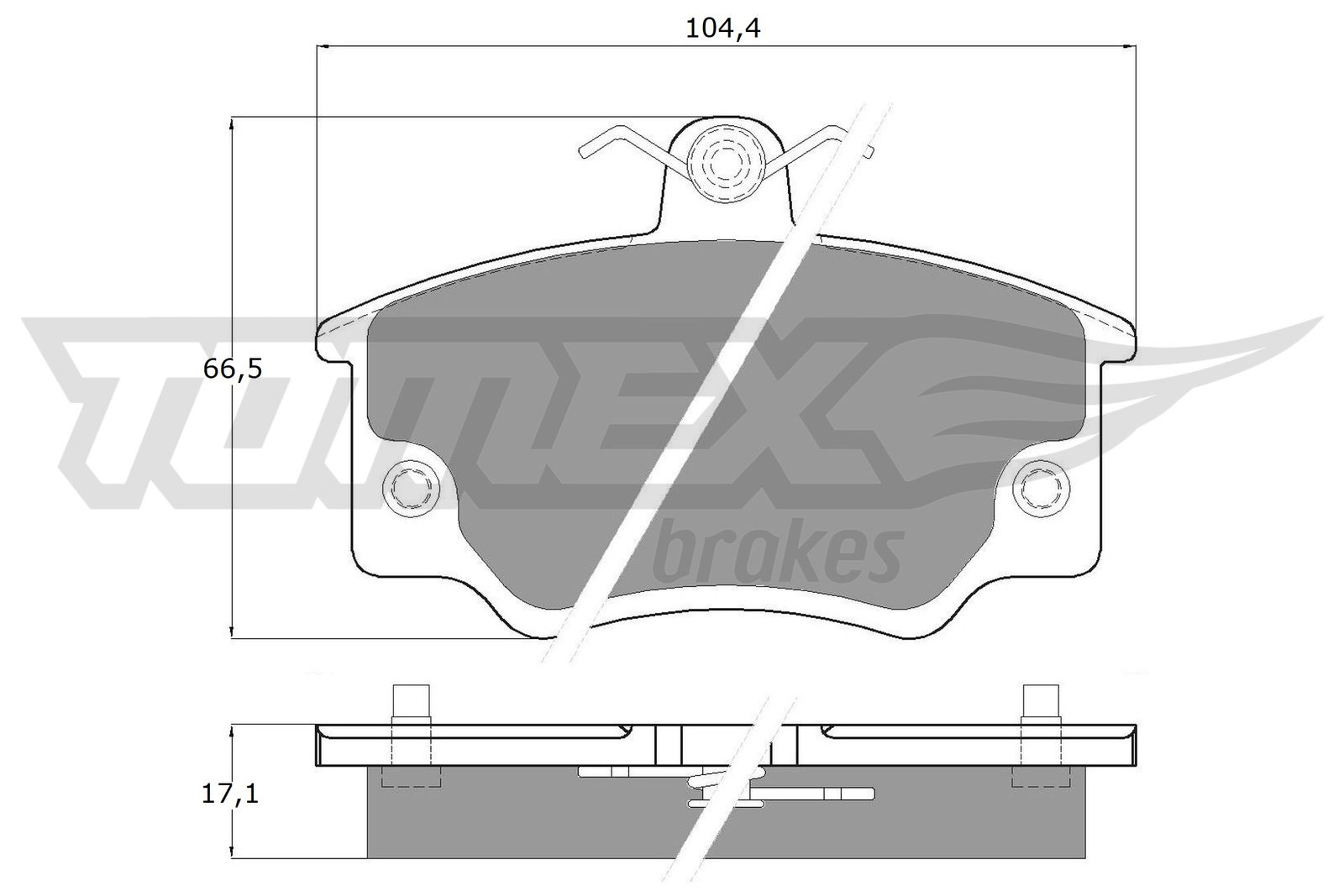 VALEO 302158 FIRST Bremsekloss sett